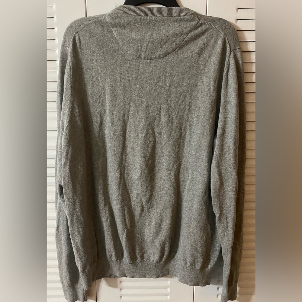 Nordstrom Sweater, Crew neck, Sz L, Neutral, Cotton, Cashmere, old money - Picture 9 of 12